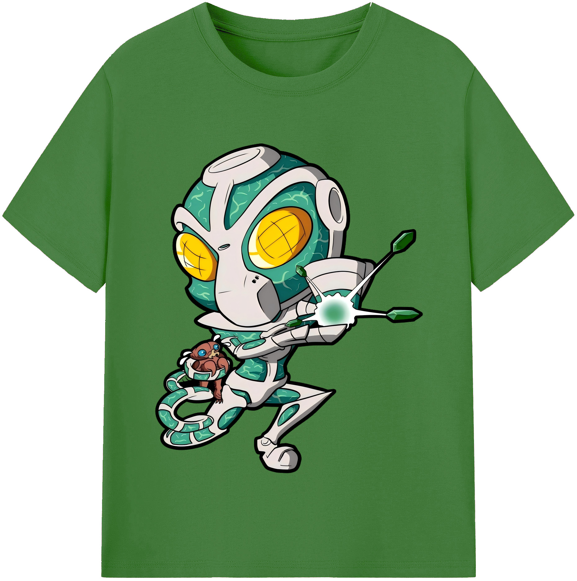 （画像用） ジョジョの奇妙な冒険 花京院 典明（かきょういん のりあき） JoJo's Bizarre Adventure Kakyoin Noriaki レディースカジュアルプリントTシャツ（綿100％）